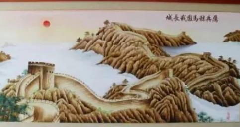 泊里麦草画:青岛黄岛区泊里特产麦草画,产地网销工艺品,产地宝