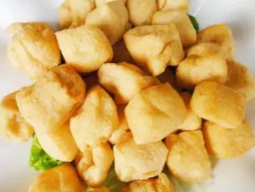 昌化油豆腐泡:杭州临安昌化美食油豆腐泡,产地食品油豆腐,产地宝