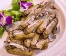 琥珀蛏子羹:温州市洞头区特色海鲜美食琥珀蛏子羹,产地宝