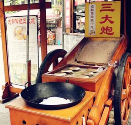 青羊三大炮:成都青羊区特色美食三大炮,产地食品糍粑,产地宝