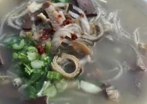 羊杂碎:榆林绥德县特色美食小吃羊杂碎,产地食品羊杂碎,产地宝